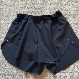 Black Women's Lululemon Running Shorts